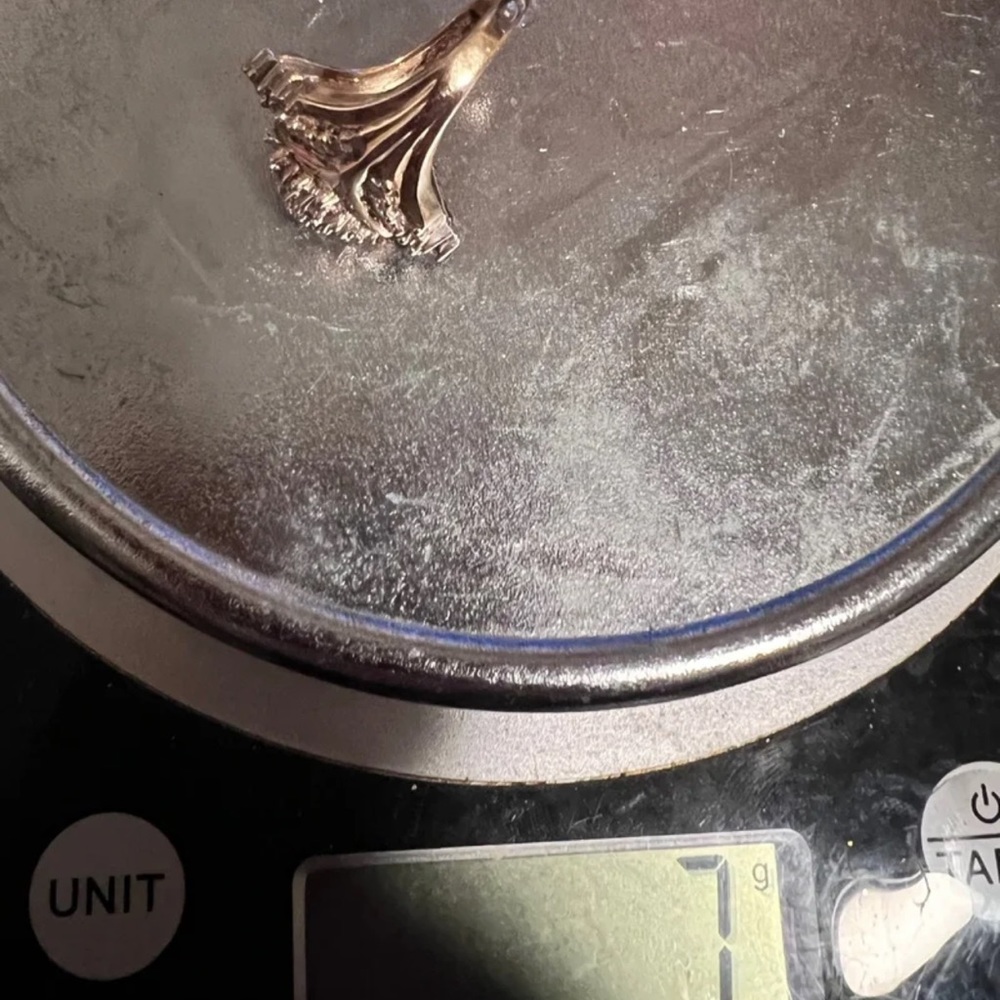 Vintage 10k diamond cocktail ring - Picture 10 of 12